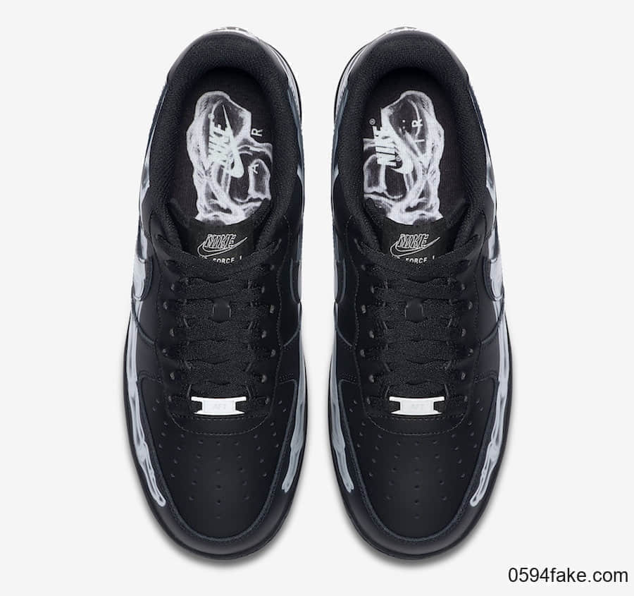 Nike Air Force 1 Low“ Black Skeleton”释出官图!个性十足! 货号:BQ7541-001