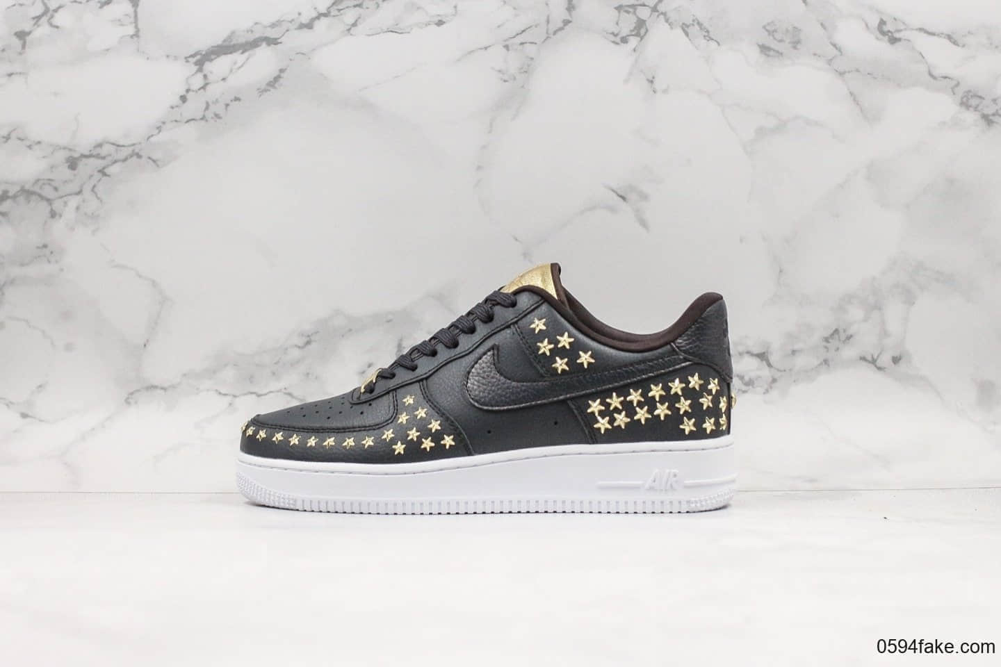 耐克Nike Air Force 1“Stars Pack”空军一号金属铆钉休闲运动板鞋公司级带半码高规格荔枝纹皮革 (ID:17933) - 图片1