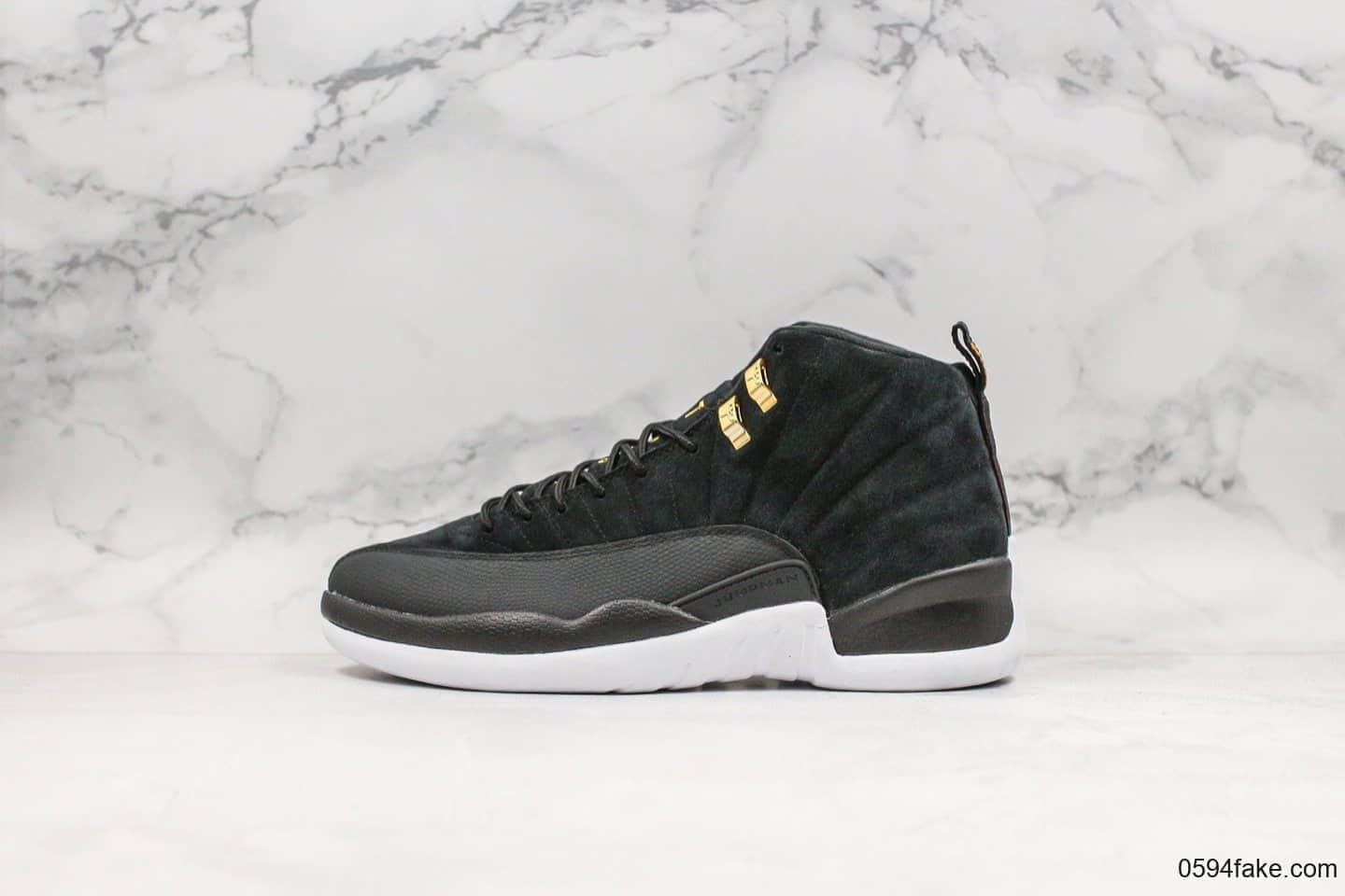 乔丹Air Jordan 12 “Reverse Taxi”反转金扣OG纯原原厂碳板电绣支持实战区别市面通货 (ID:18083) - 图片1