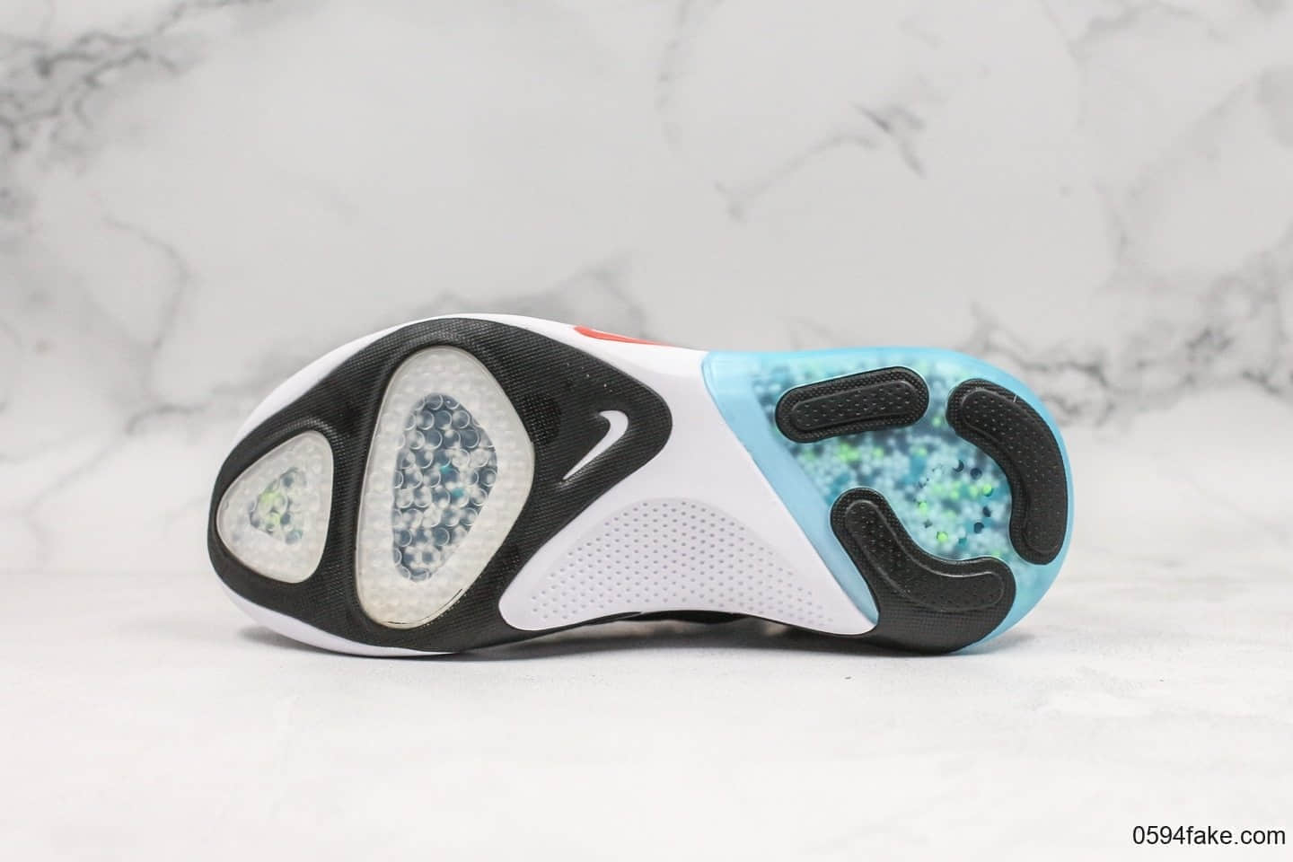 耐克Nike Joyride Run Flyknit Racer“Blue”全新缓震科技跑鞋黑蓝公司级带半码脚感舒适软弹 货号:AQ2730-007
