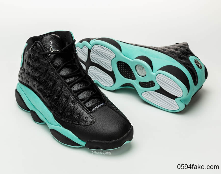 蒂芙尼绿Air Jordan 13发售日期提前!还有最新上脚图和实物图曝光! 货号:414571-030