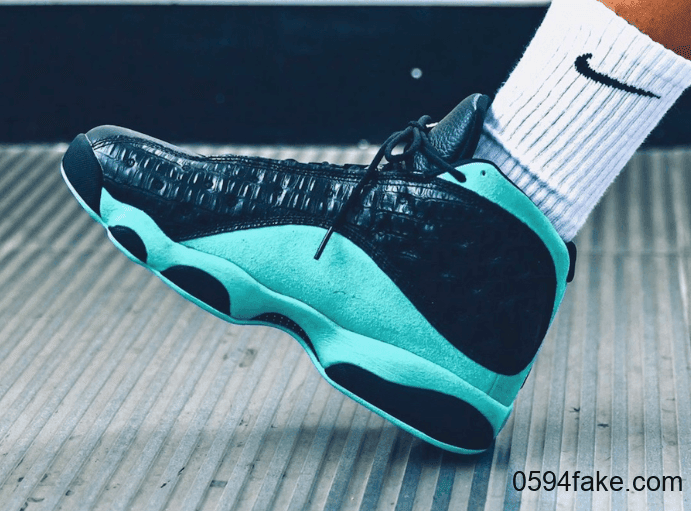 蒂芙尼绿Air Jordan 13发售日期提前!还有最新上脚图和实物图曝光! 货号:414571-030