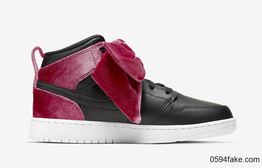 超大蝴蝶结!少女心爆棚!Air Jordan 1 Mid新品即将发售! 货号:CK5678-006