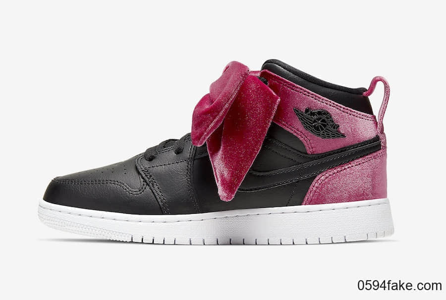 超大蝴蝶结!少女心爆棚!Air Jordan 1 Mid新品即将发售! 货号:CK5678-006