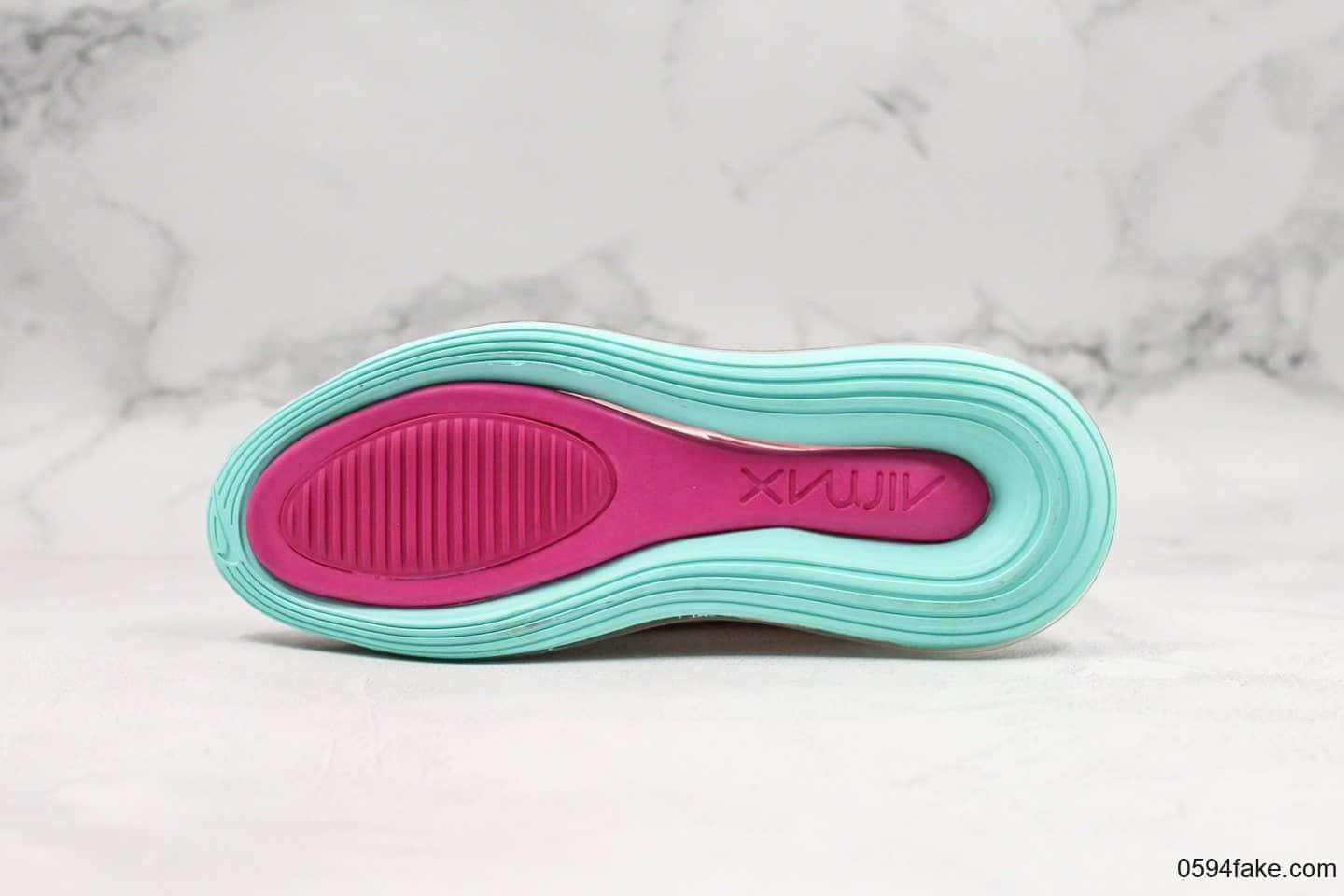 耐克Nike Air Max 720 WMNS气垫鞋休闲跑步鞋白粉色公司级正确3.8cm厚度氦气高回弹气垫版本 货号:AR9293-102