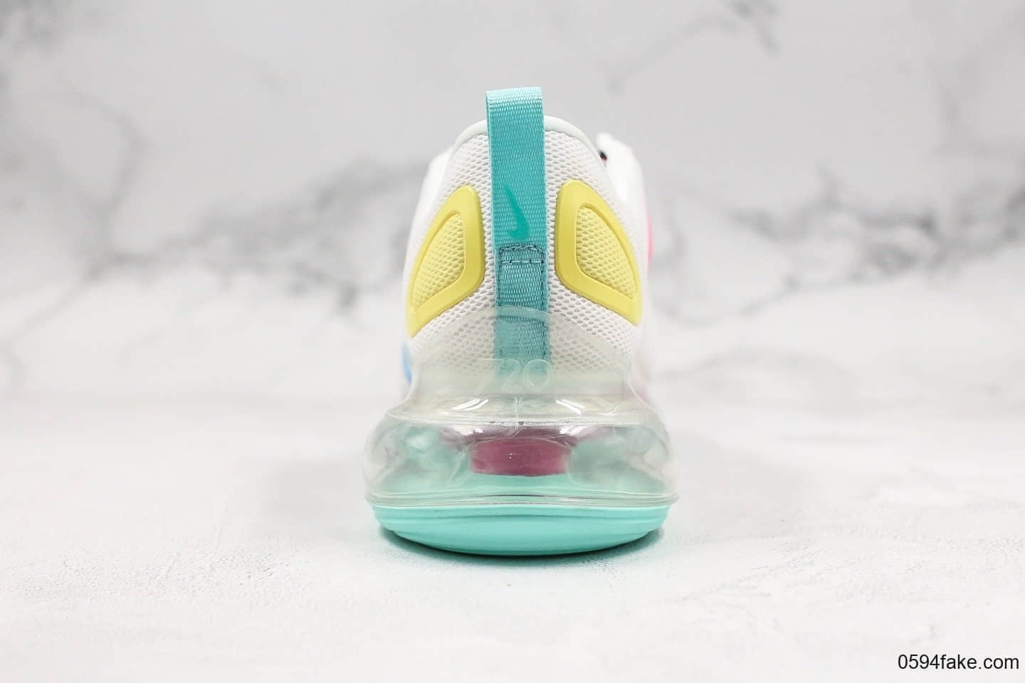 耐克Nike Air Max 720 WMNS气垫鞋休闲跑步鞋白粉色公司级正确3.8cm厚度氦气高回弹气垫版本 货号:AR9293-102