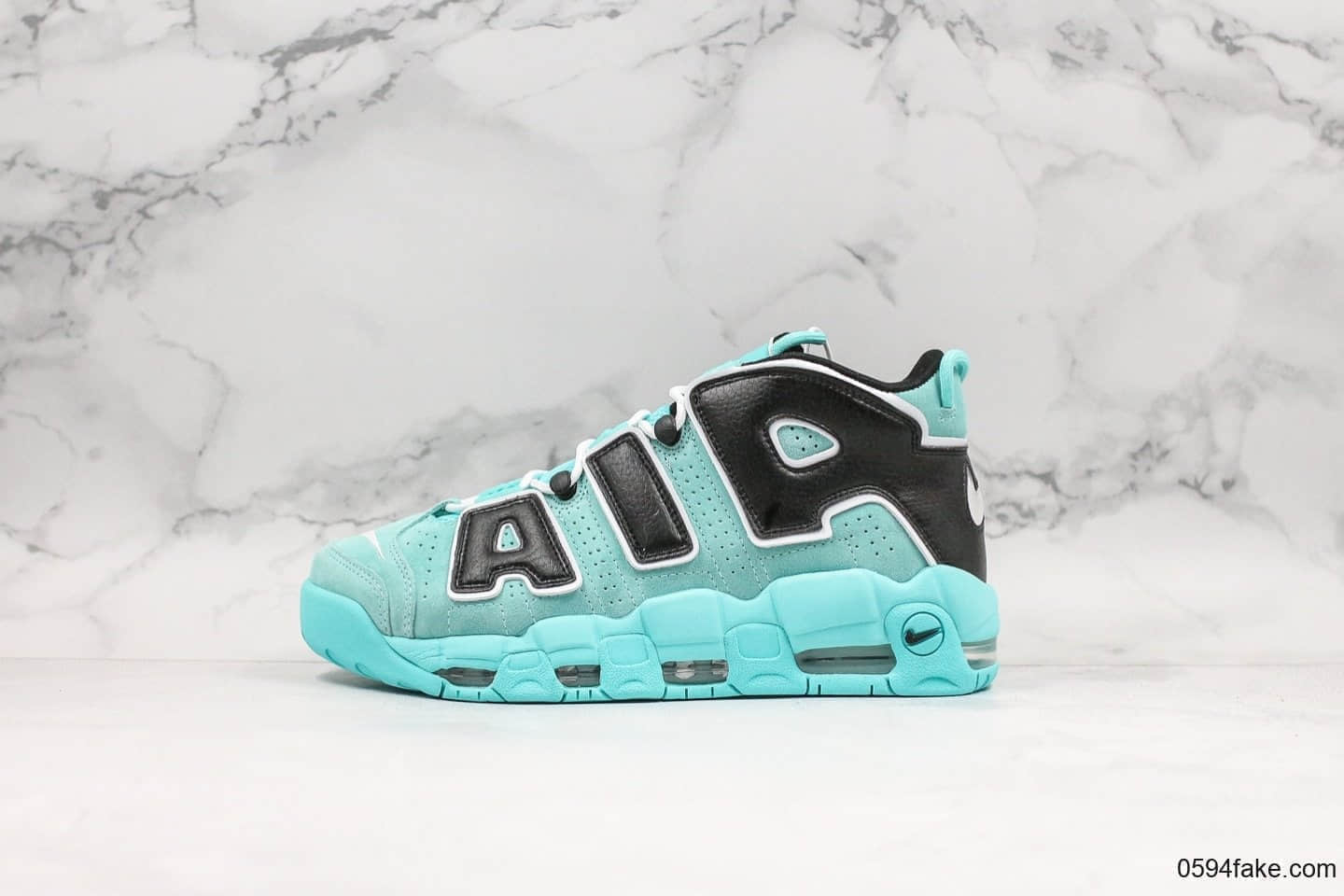 耐克Nike Air More Uptempo ’96 OG 皮蓬大R休闲运动鞋蒂芙尼绿纯原带半码原楦原档案开发版型原盒原标 (ID:18486) - 图片1