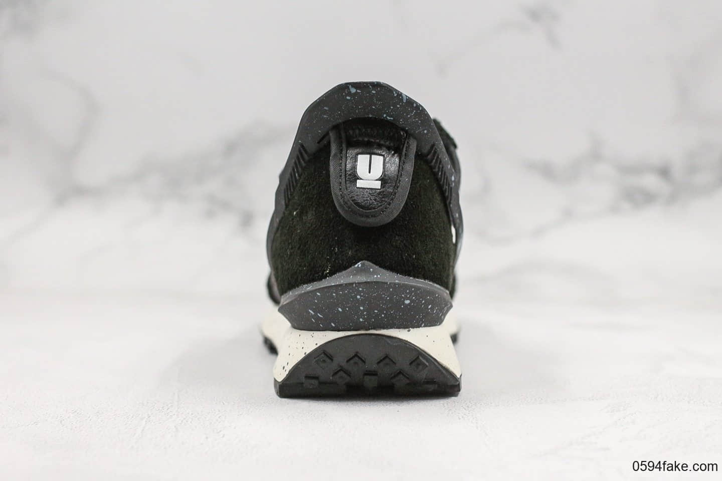 耐克Undercover X Nike Daybreak高桥盾联名异形设计华夫赛车休闲慢跑鞋黑白真标带半码正确logo饰片原装抽屉礼盒 货号:AA6853-001