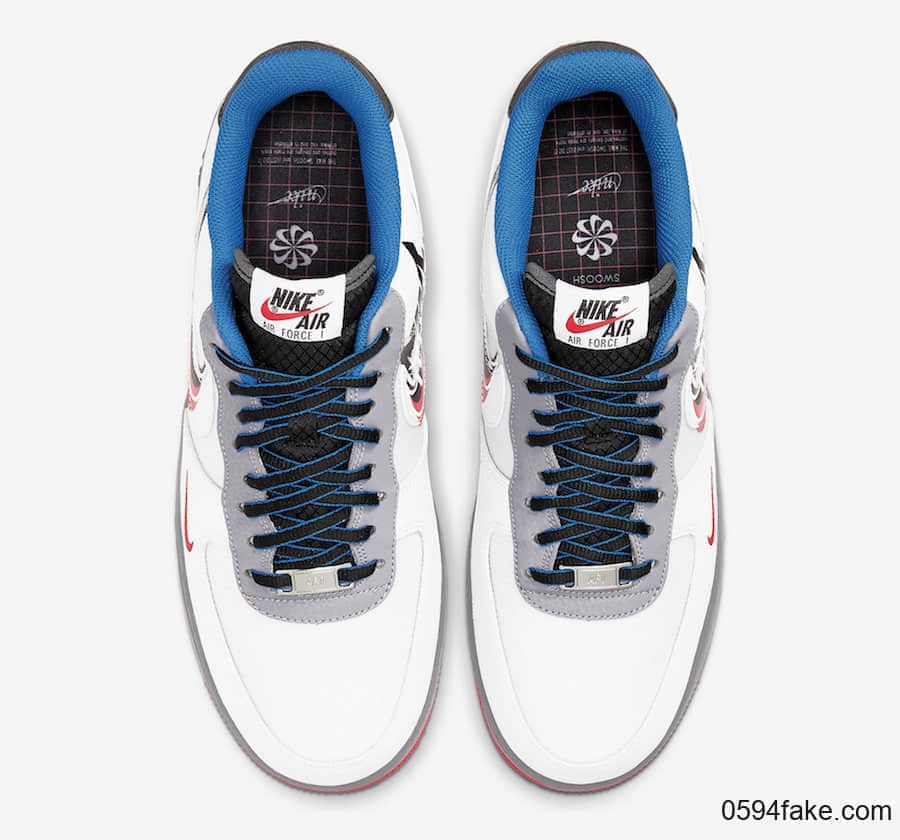 光是钩子就够你看了!这双Nike Air Force 1“ Script Swoosh”你打几分? 货号:CT1620-100