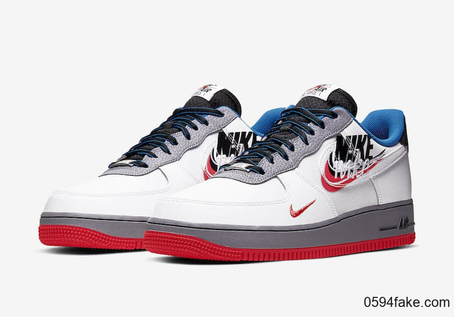 光是钩子就够你看了!这双Nike Air Force 1“ Script Swoosh”你打几分? 货号:CT1620-100