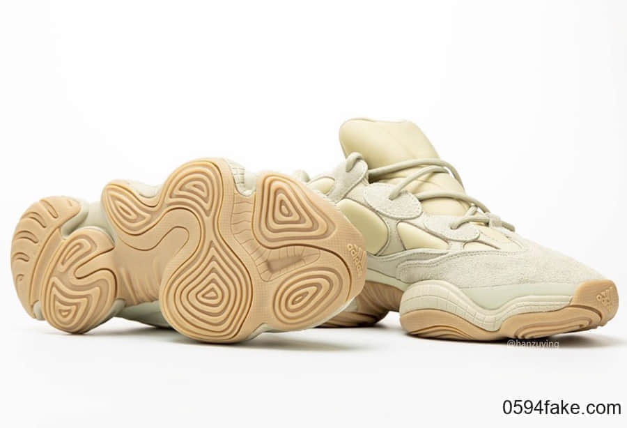 更加御寒保暖!Yeezy 500 “Stone”释出最新实物图!还有上脚美照! 货号:FW4839