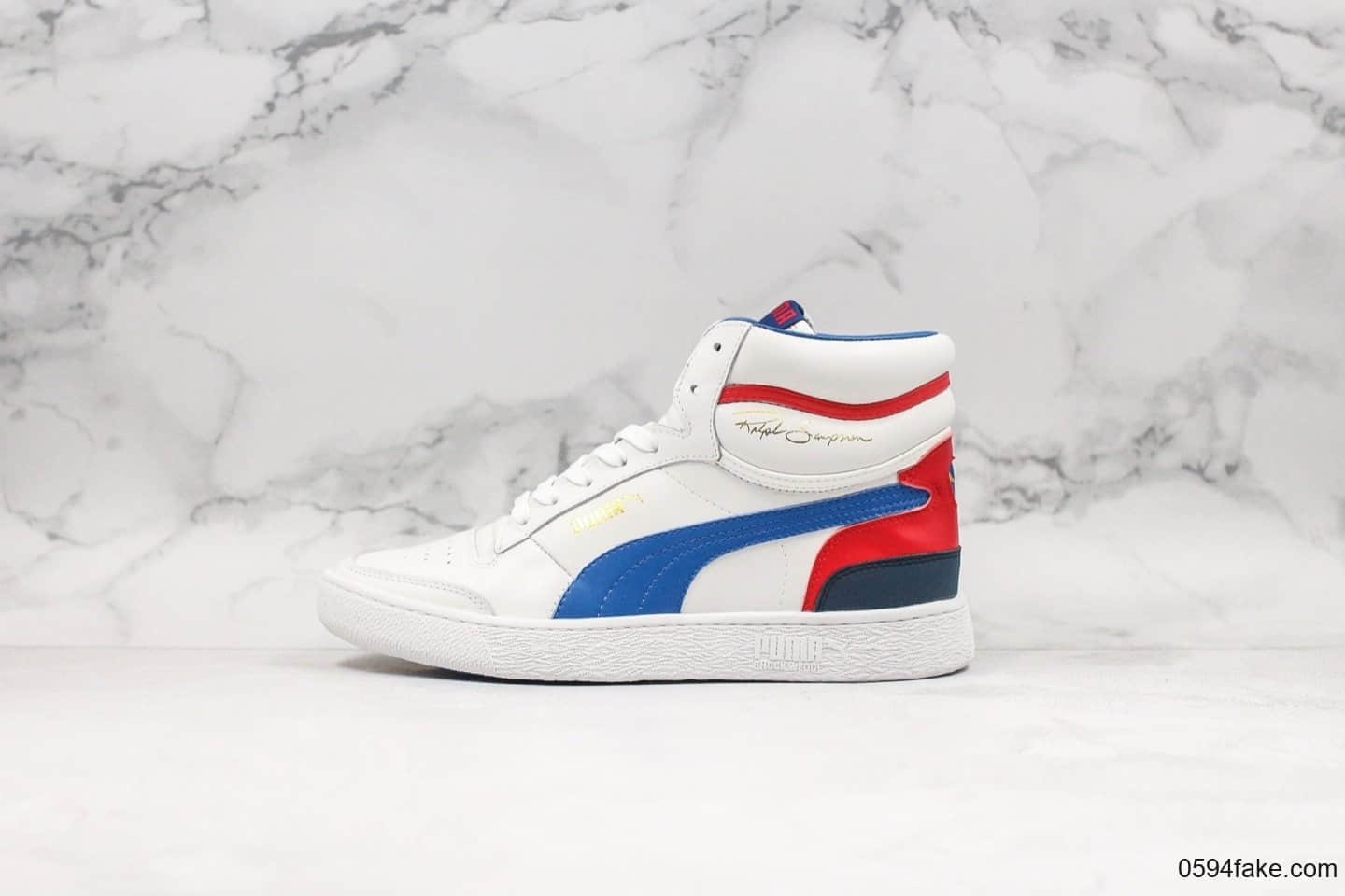 彪马Puma Ralph Sampson Mid OG纯原版本联名签名款男女同款休闲鞋甄选优质皮革鞋面 (ID:18944) - 图片1