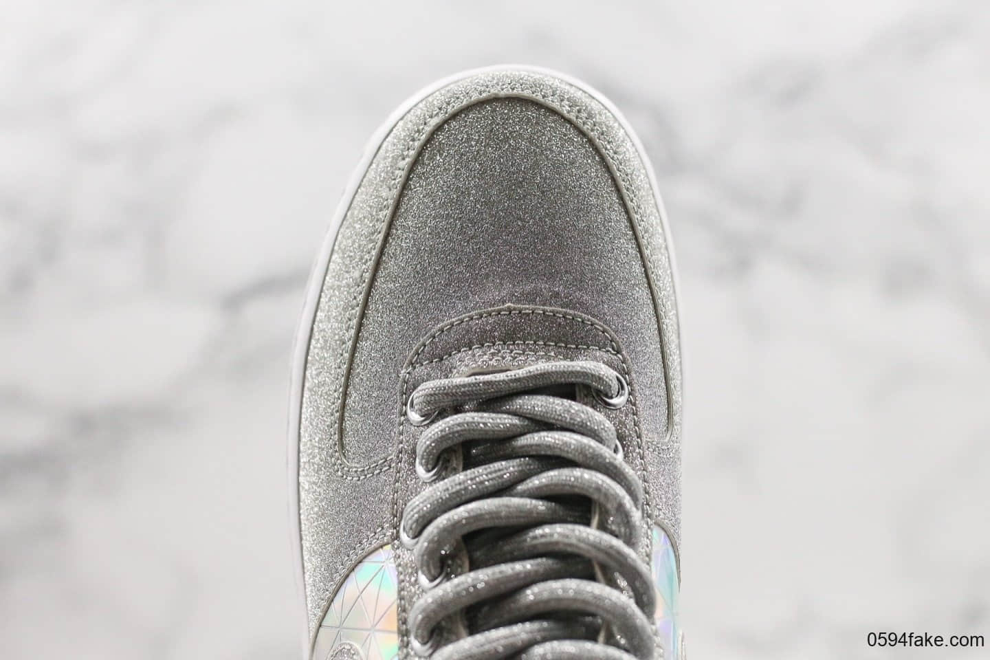 耐克NIKE AIR FORCE1 REBEL XX纯原版本乙亥年空军一号低帮闪银配色原厂数据档案开发 货号:BV7344-090