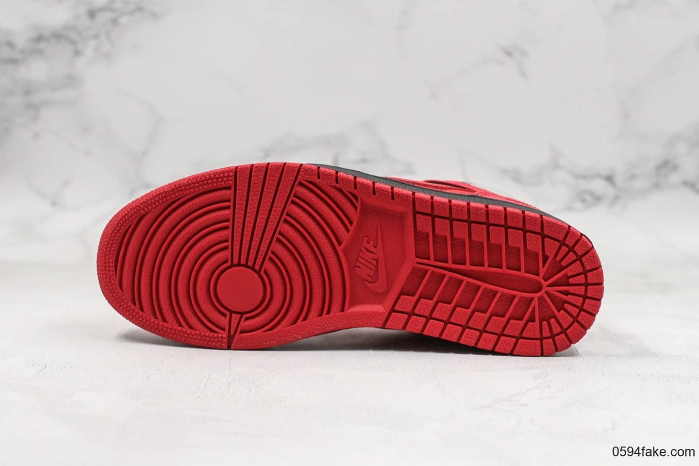 乔丹Air Jordan 1 Retro '97纯原版本中帮猫眼AJ1红色原厂内置气垫原盒原标鞋开模 货号:555071-661