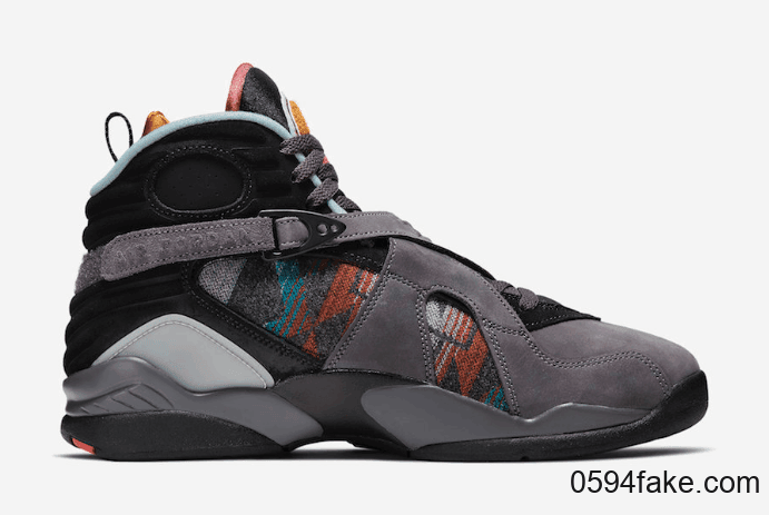 特色民族图腾印花!Air Jordan 8 N7 Pendleton释出官图! 货号:CQ9601-001