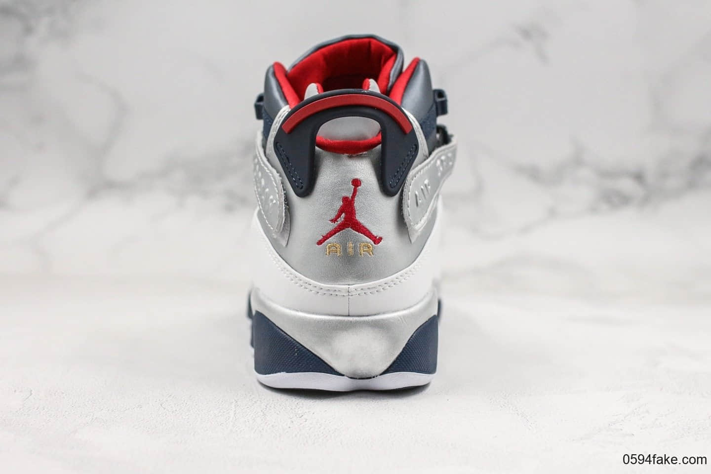 乔丹Air Jordan 6 rings纯原版本aj6六冠王稀有复古梦之队配色实战篮球鞋 货号:322992-161