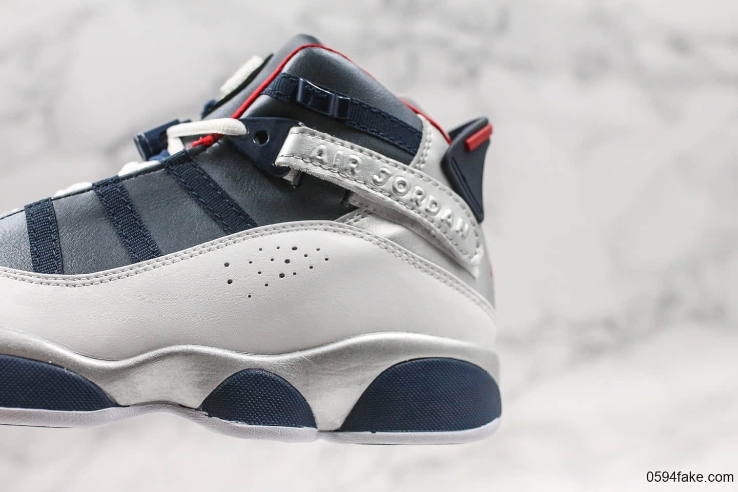 乔丹Air Jordan 6 rings纯原版本aj6六冠王稀有复古梦之队配色实战篮球鞋 货号:322992-161