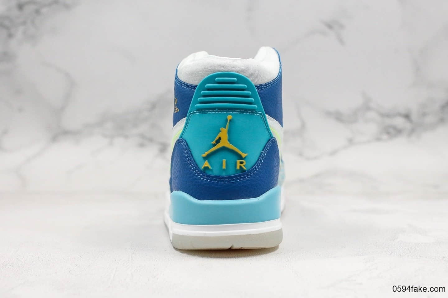 乔丹Air Jordan Legacy 312纯原版本最强三合一AJ312冰蓝鸳鸯配色高帮实战篮球鞋 货号:CI4446-400