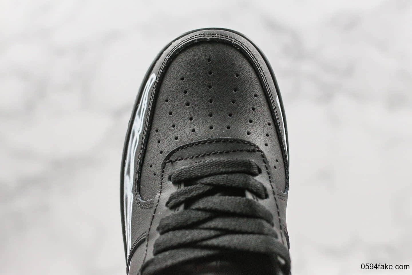 耐克Nike Air Force 1 “Skeleton”空军一号AF1低帮休闲板鞋万圣节黑色透视骨骼公司级带半码原鞋开发加持夜光大底 货号:BQ7541-101