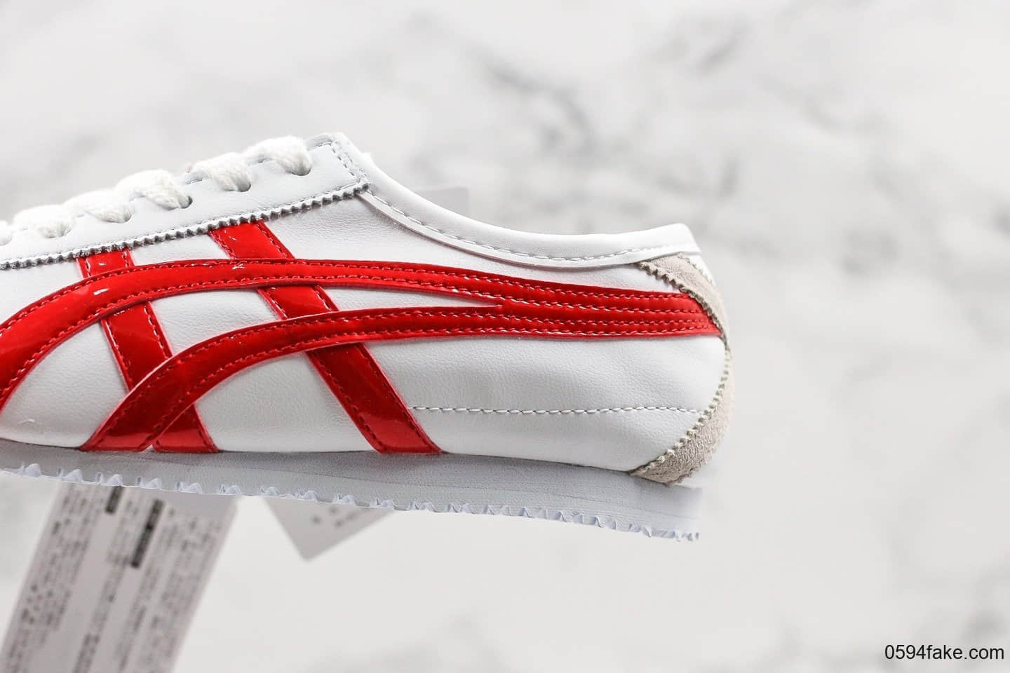 亚瑟士Onitsuka Tiger MEXICO Mid Runner纯原版本鬼冢虎东京限定配色墨西哥中帮系列复古经典百搭休闲皮革慢跑鞋皮革白宝蓝红 货号:1183A656-100