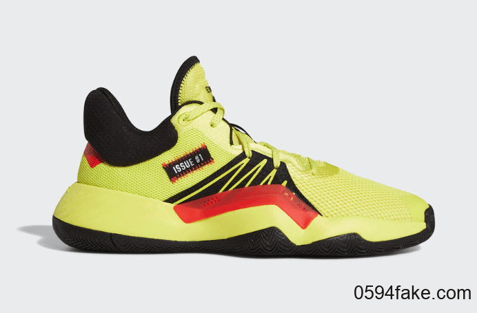 亮眼柠檬黄!adidas DON Issue 1新配色现已发售! 货号:EG5667