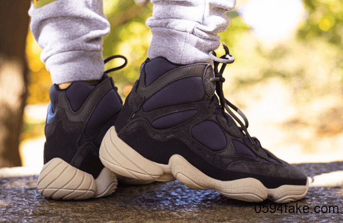 秋冬来一双吗?Yeezy 500 High“ Slate”最新上脚图曝光! 货号:FW4968