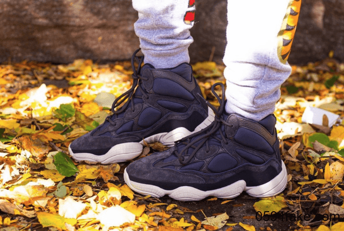秋冬来一双吗?Yeezy 500 High“ Slate”最新上脚图曝光! 货号:FW4968