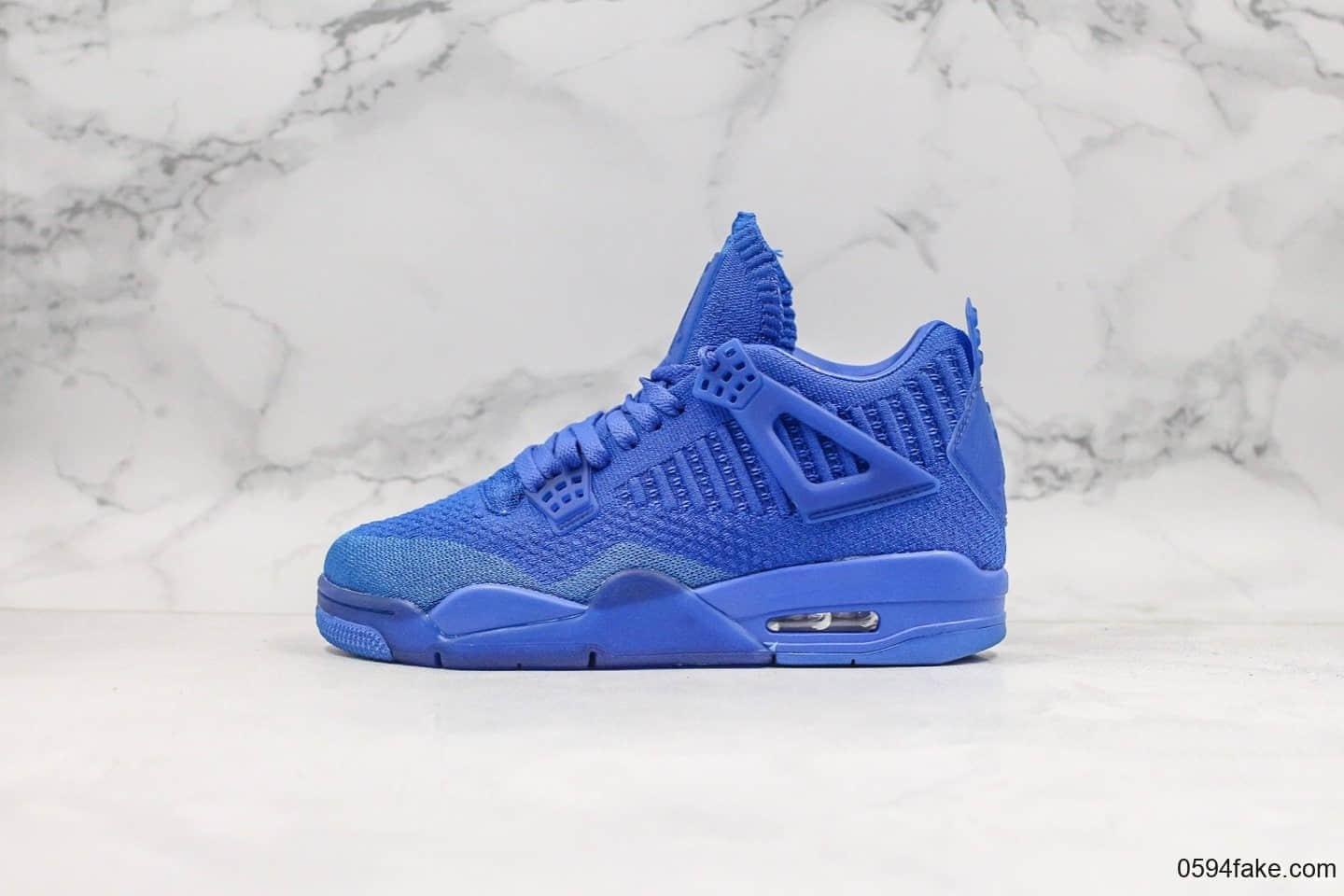 乔丹Air Jordan 4 Flyknit Hyper Royal纯原版本果冻编织蓝AJ4全Flyknit鞋面原档案数据开发区别市面通货版本 (ID:21001) - 图片1