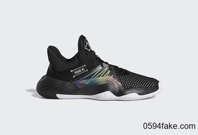 adidas D.O.N. Issue #1新配色曝光!吸睛渐变彩色线条!