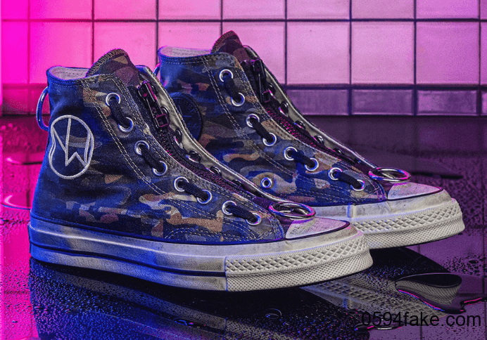 迷彩印花+做旧设计！全新UNDERCOVER x Converse联名下周发售！ (ID:21389) - 图片1