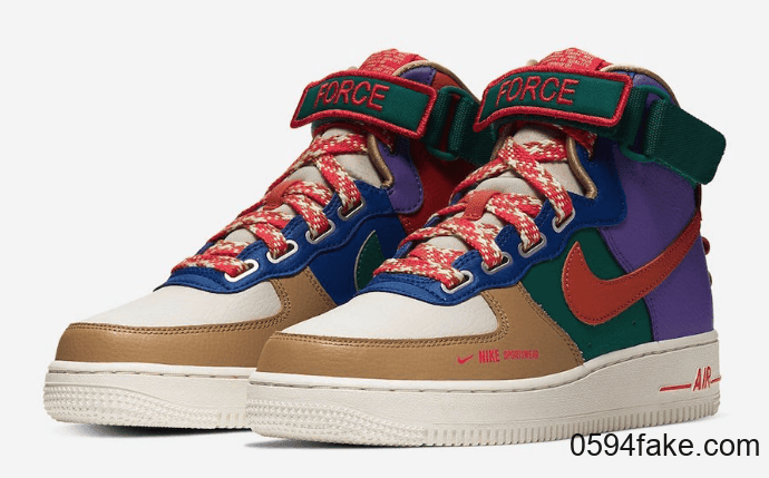 两款配色相当抢眼!Nike Air Force 1 High Utility“ Force is Female”下周发售!