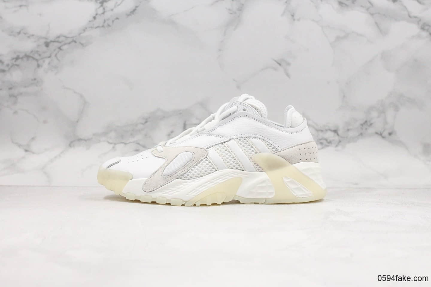 阿迪达斯adidas streetball“小椰子700”复古老爹鞋白色纯原目前市面最高版本杜绝磨脚 货号:EG2992