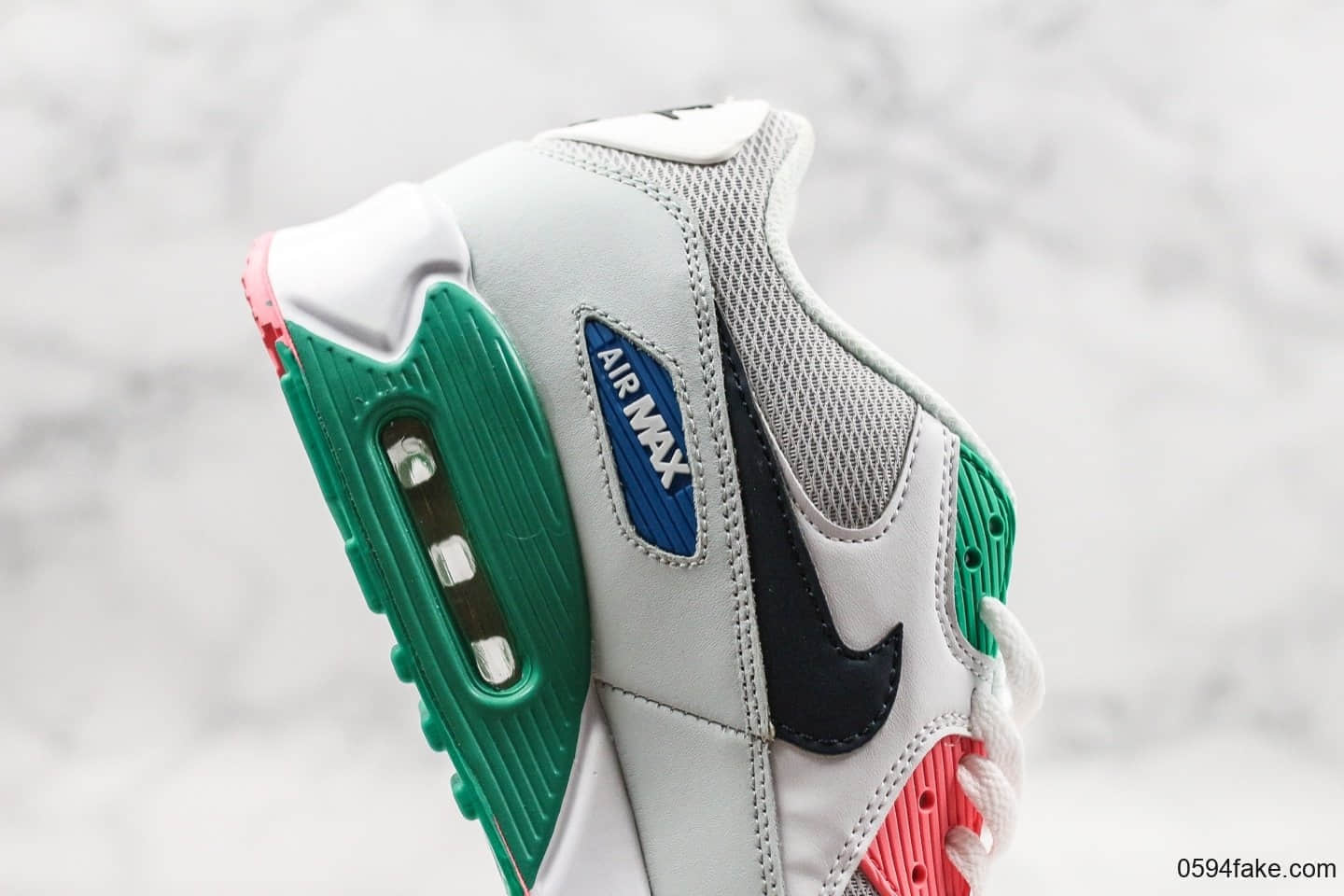 耐克Nike Air Max 90 Essential South Beach公司级版本南海岸max90新配色半掌气垫网面复古运动休闲慢跑鞋 货号:AJ1285-100