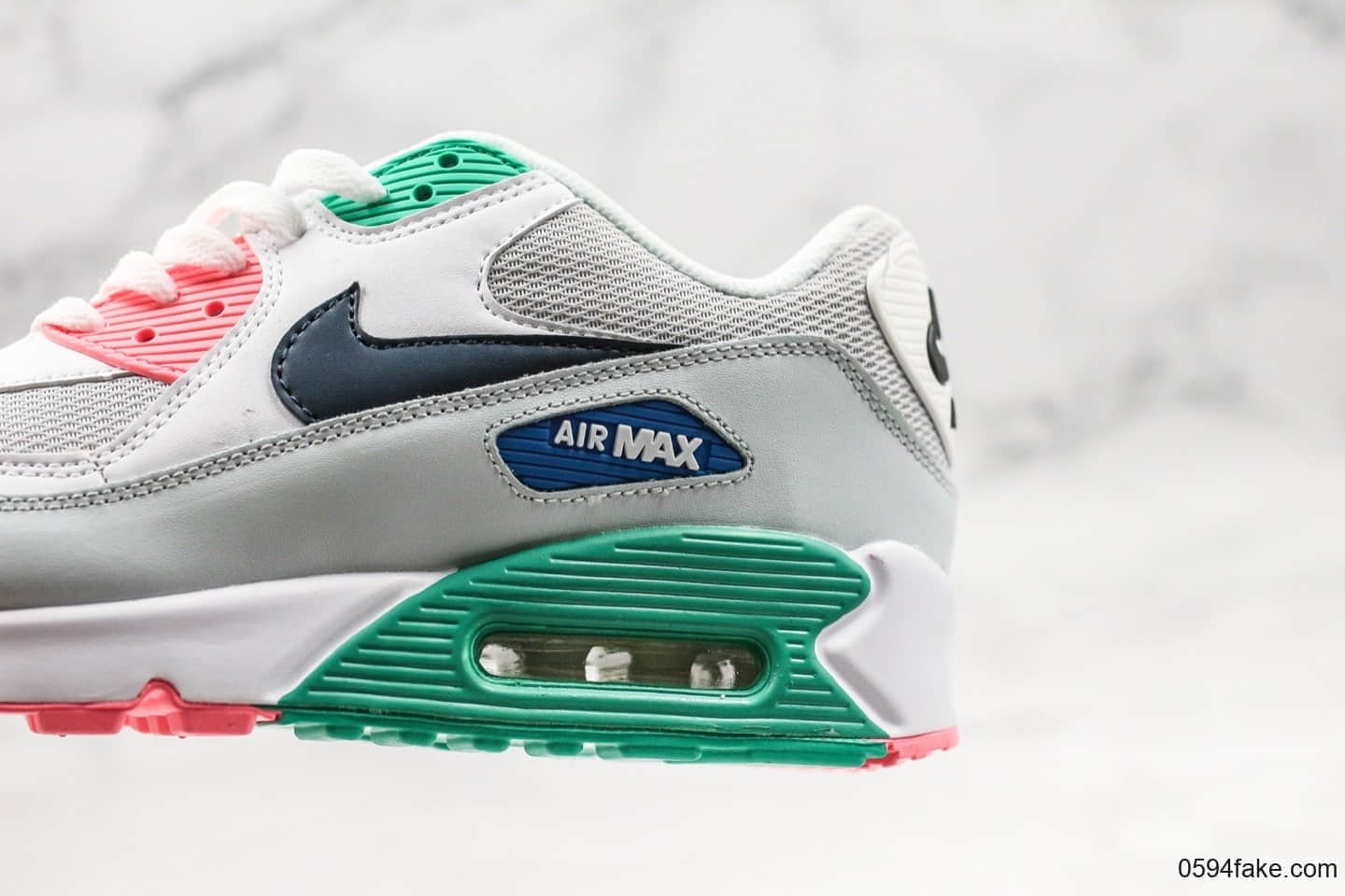 耐克Nike Air Max 90 Essential South Beach公司级版本南海岸max90新配色半掌气垫网面复古运动休闲慢跑鞋 货号:AJ1285-100