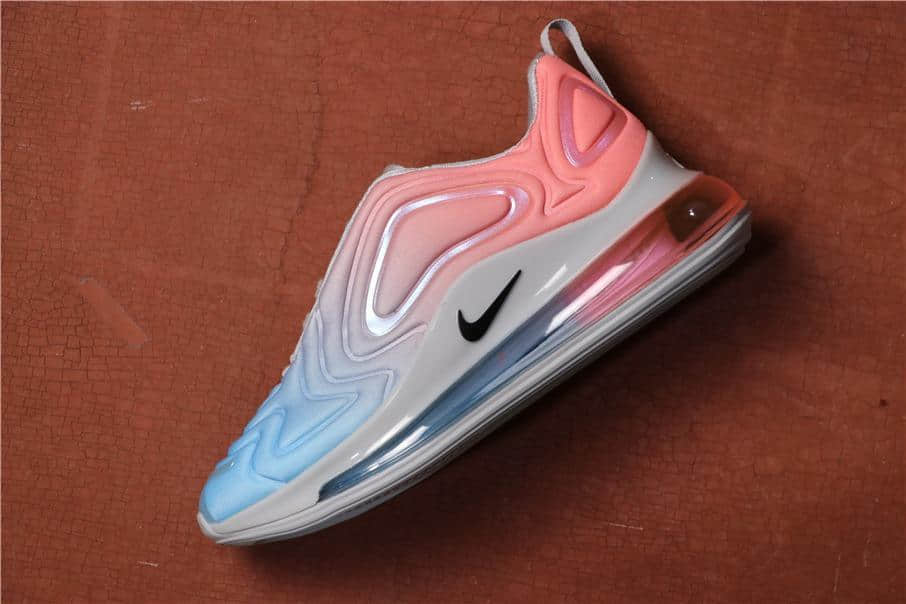 NIKE Air Max 720渐变粉蓝 耐克真标高品质全掌渐变蓝粉气垫氮气高回弹 (ID:2180) - 图片1
