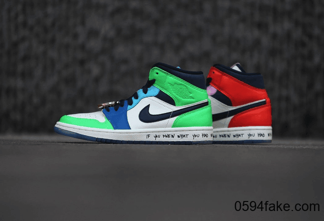 拼接鸳鸯配色+奢华“金表”!Melody Ehsani x Air Jordan 1 Mid后天发售! 货号:CQ7629-100