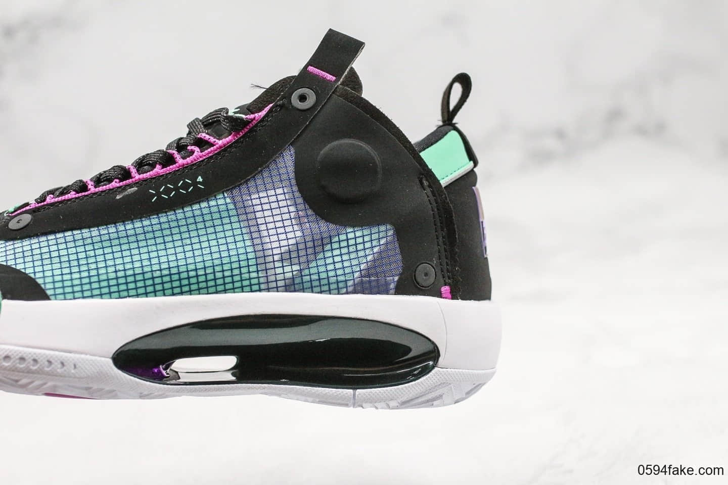 乔丹Air Jordan 34 Eclipse纯原版本AJ34电光紫实战篮球鞋原盒原标市售唯一纯原版本 货号:BQ3381-400