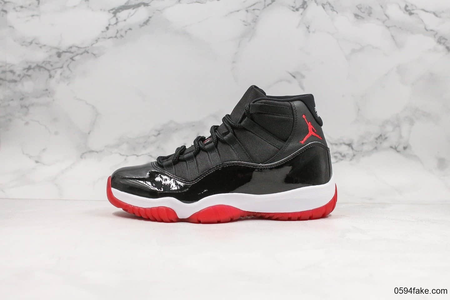 乔丹Air Jordan 11纯原真碳版本高帮AJ11黑红配色原档案数据开发原楦头原纸板支持实战篮球鞋 货号:378037-061