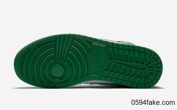 黑绿脚趾?Air Jordan 1 Mid “Pine Green”释出官图! 货号:554724-067