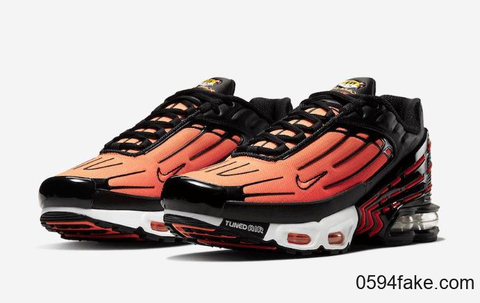 活力橘色系!Nike Air Max Plus 3新配色即将发售! 货号:CD7055-001