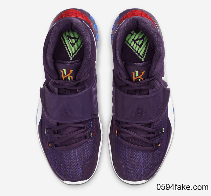 葡萄紫配色!Nike Kyrie 6“ Grand Purple”月底发售! 货号:BQ4630-500