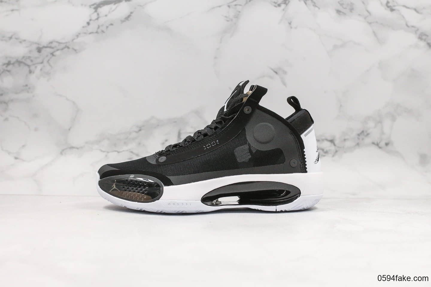 乔丹Air Jordan 34 Eclipse纯原版本乔34日食配色内置气垫鞋底镂空设计支持实战 (ID:22793) - 图片1
