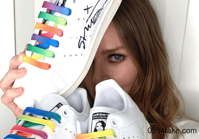 元气彩虹鞋带！Stella McCartney x adidas Stan Smith下月发售！ (ID:22801) - 图片1