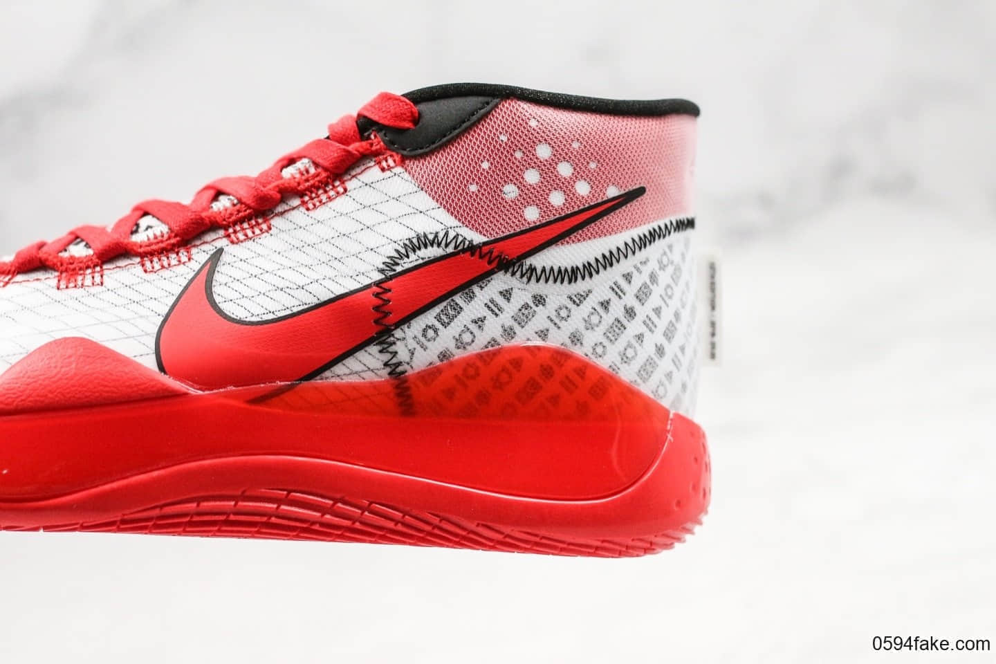 耐克Nike Zoom KD12 EP SJX纯原版本杜兰特12代红色双层Zoom气垫加持原盒原标支持实战 货号:CQ7731-900