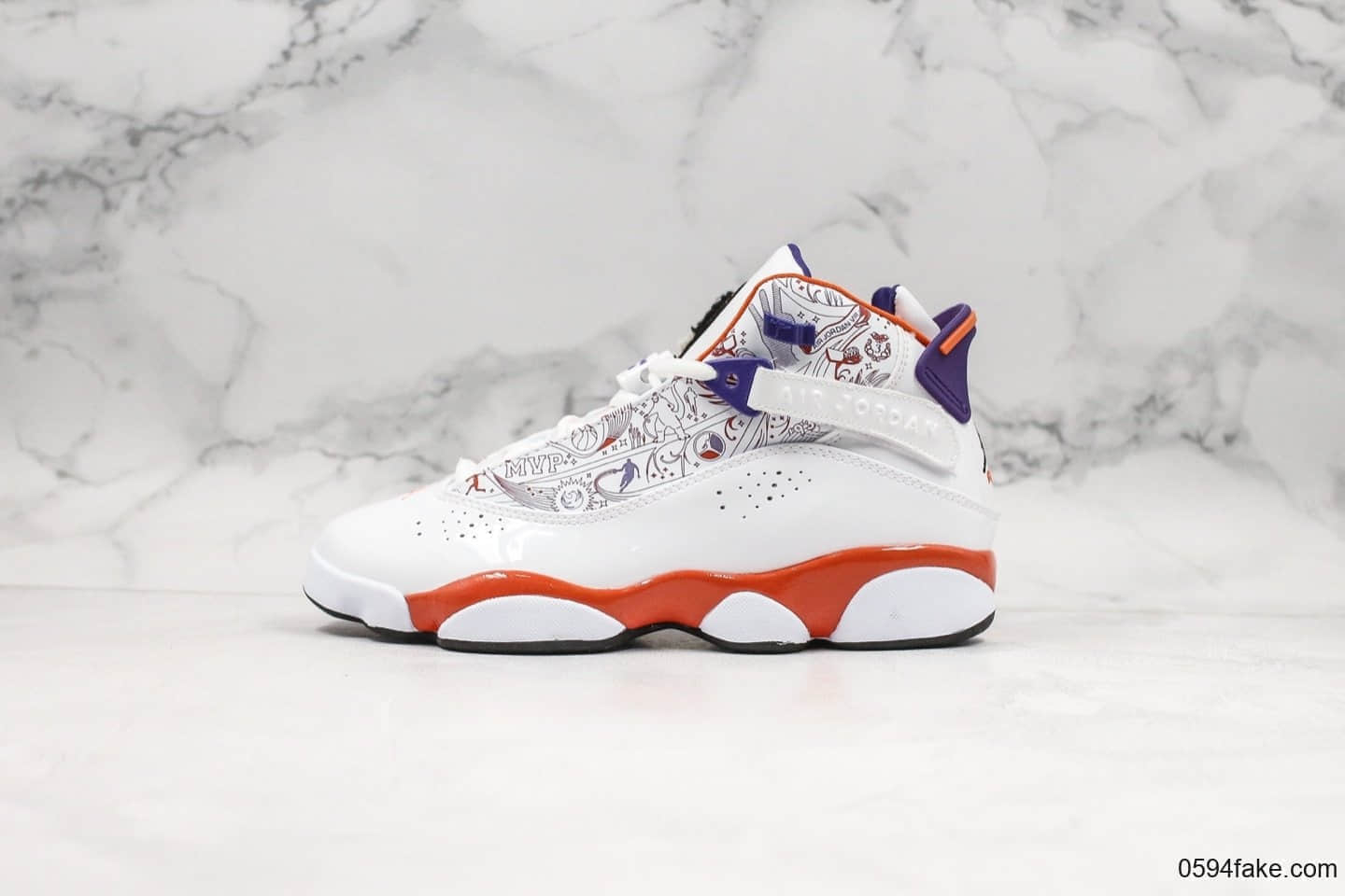 乔丹Air Jordan 6 Rings六冠王AJ6系列尼克斯配色纯原版本原档案数据开发原鞋开模一比一打造 (ID:22894) - 图片1