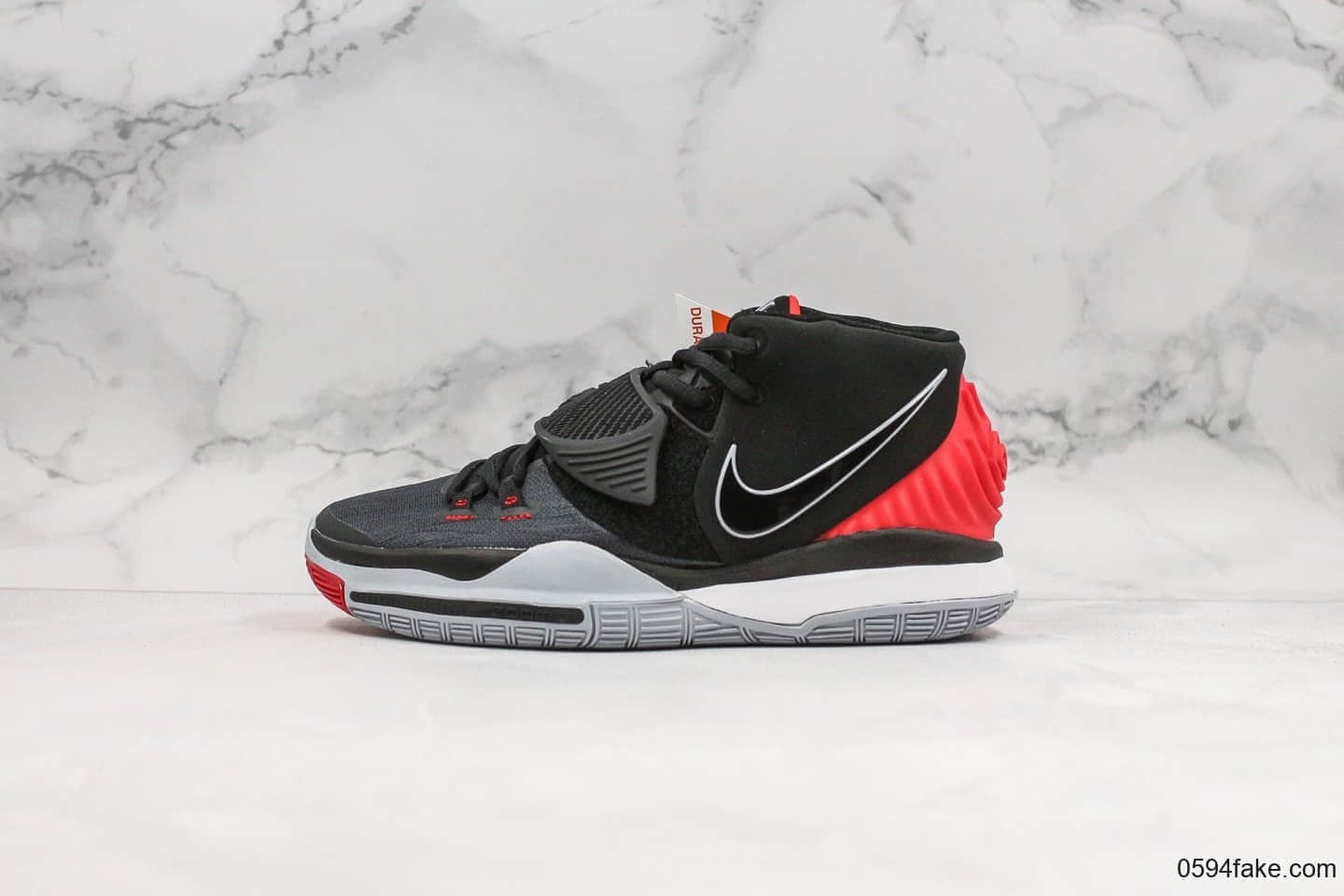 耐克Nike Kyrie 6 EP纯原版本欧文6代全新黑红配色原厂内置气垫只是高强度实战 (ID:23014) - 图片1