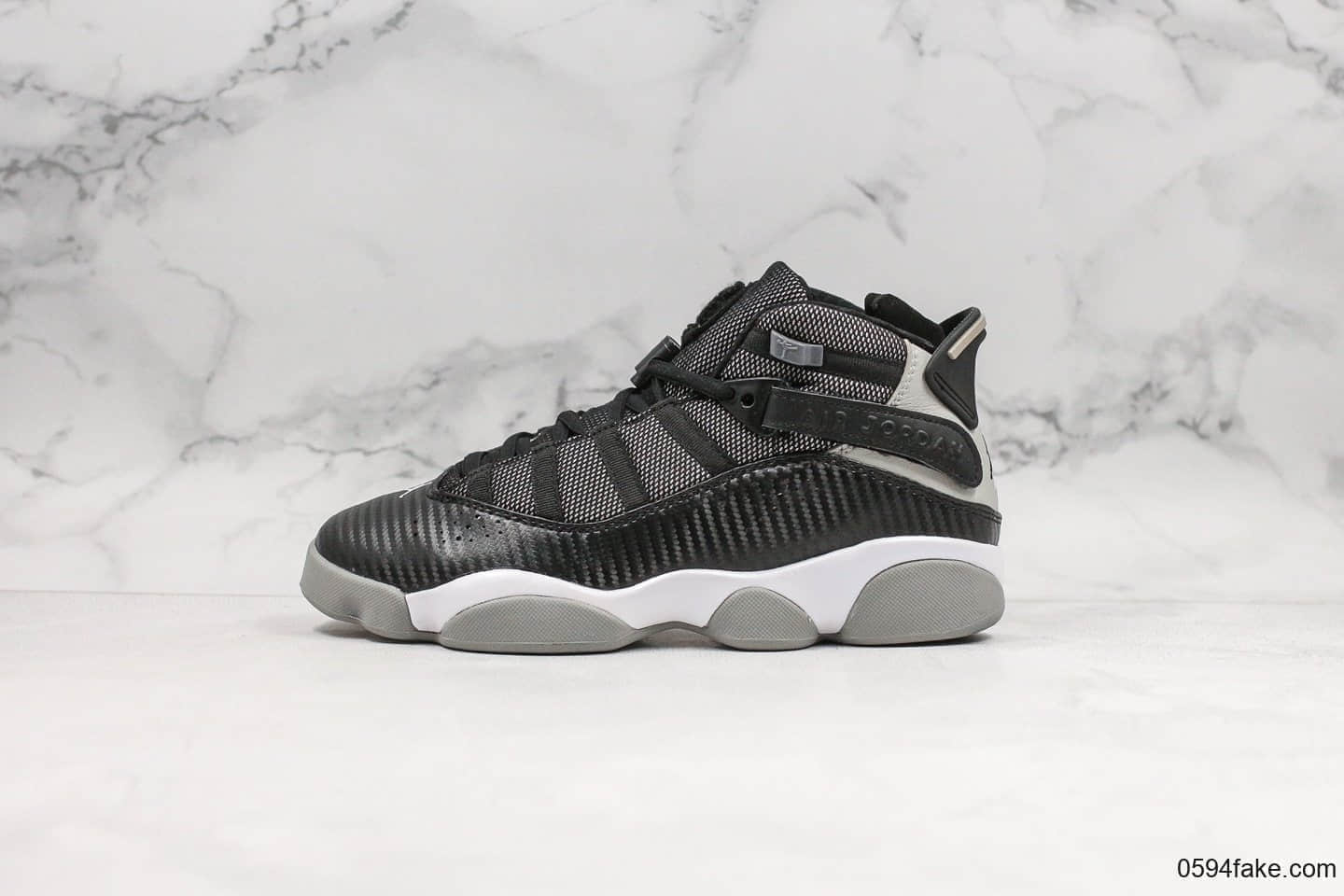乔丹Air Jordan 6 rings Phoenix纯原版本六冠王AJ6系列黑色原鞋开模一比一打造原档案数据开发实战篮球鞋 (ID:23270) - 图片1