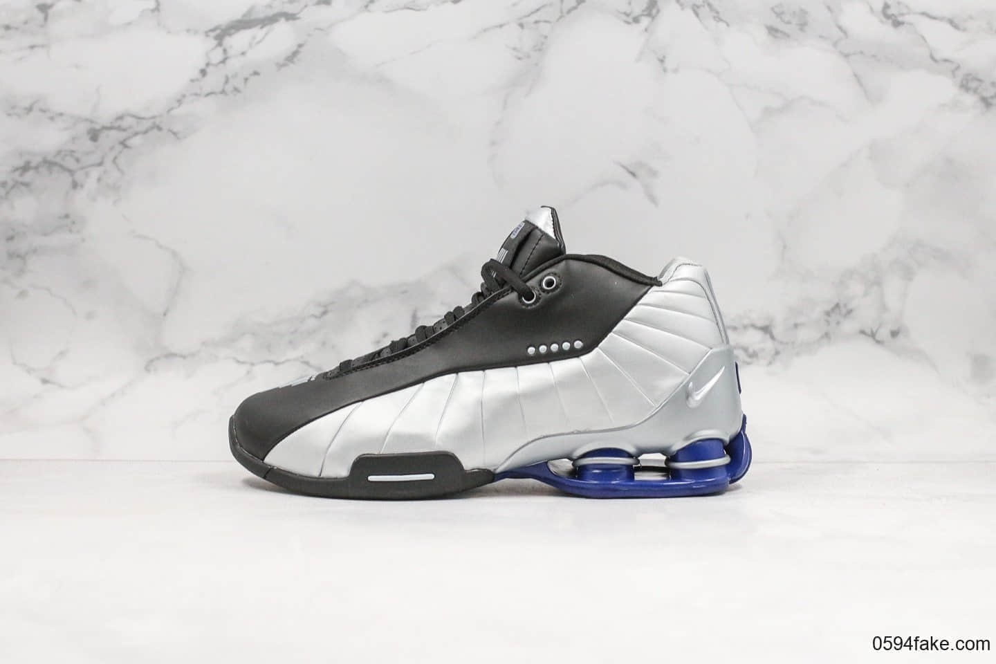 耐克Nike Shox BB4纯原版本天际线卡特多伦多气柱篮球鞋原档案数据开发独立后缓震气柱大底 (ID:23405) - 图片1