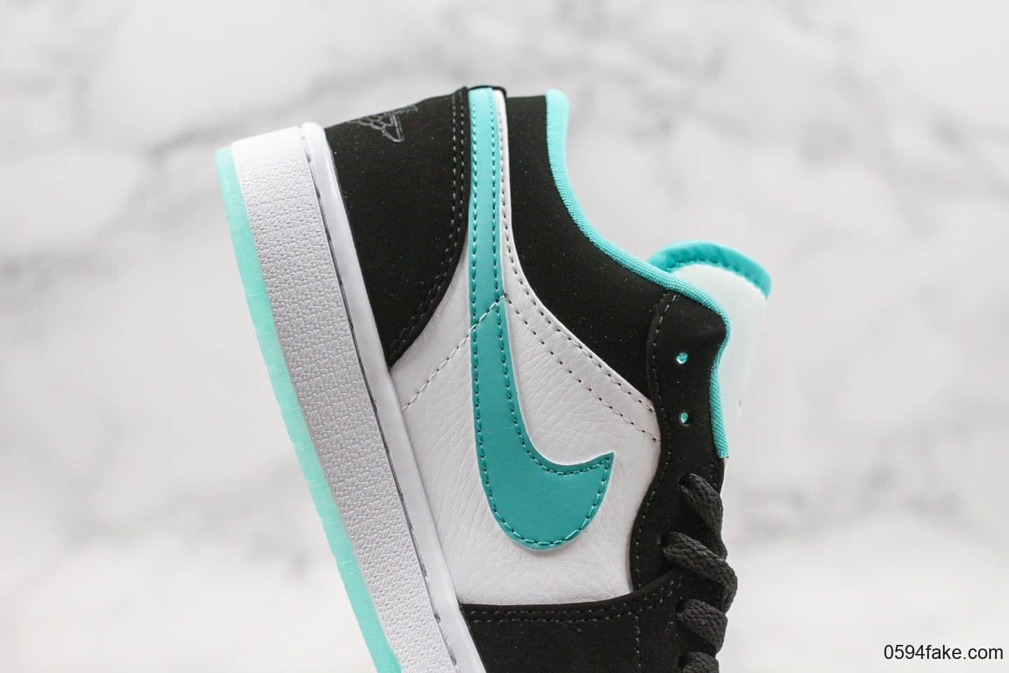 乔丹Air Jordan 1 Low纯原版本低帮AJ1薄荷绿3M反光材质内置气垫原档案数据开发原盒原标 货号:CQ9828-131