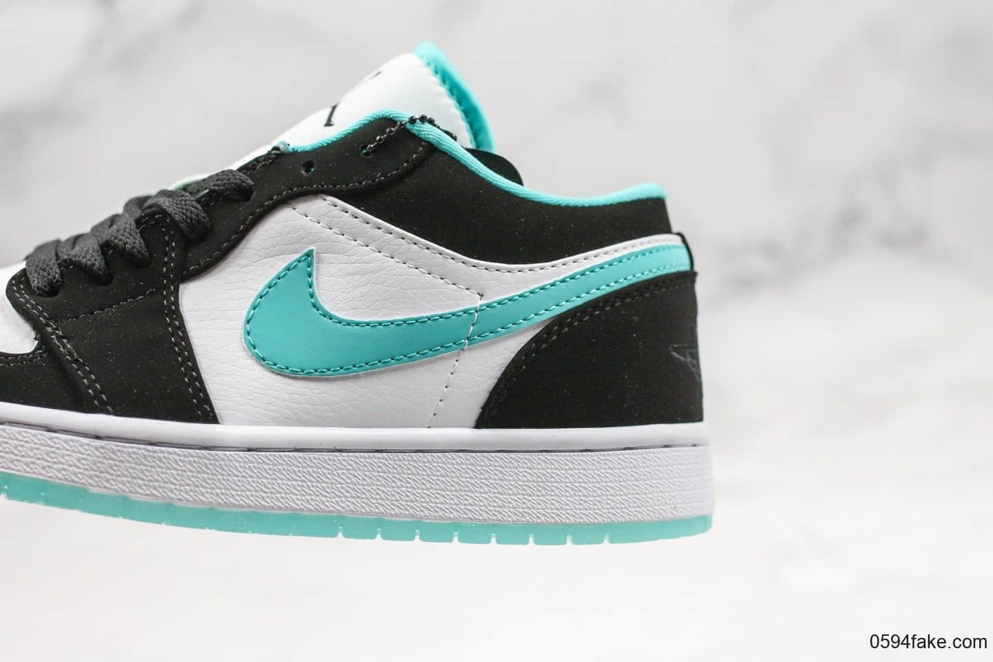 乔丹Air Jordan 1 Low纯原版本低帮AJ1薄荷绿3M反光材质内置气垫原档案数据开发原盒原标 货号:CQ9828-131
